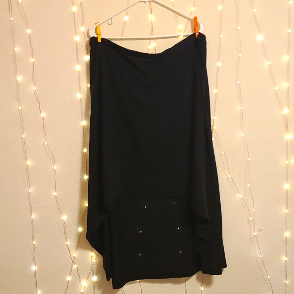 Derek heart 3x long black skirt